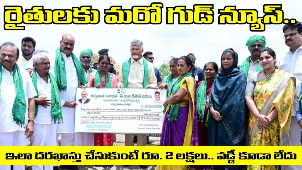 2 Lakhs Interest Free Loan Under Rythu bandhu Scheme